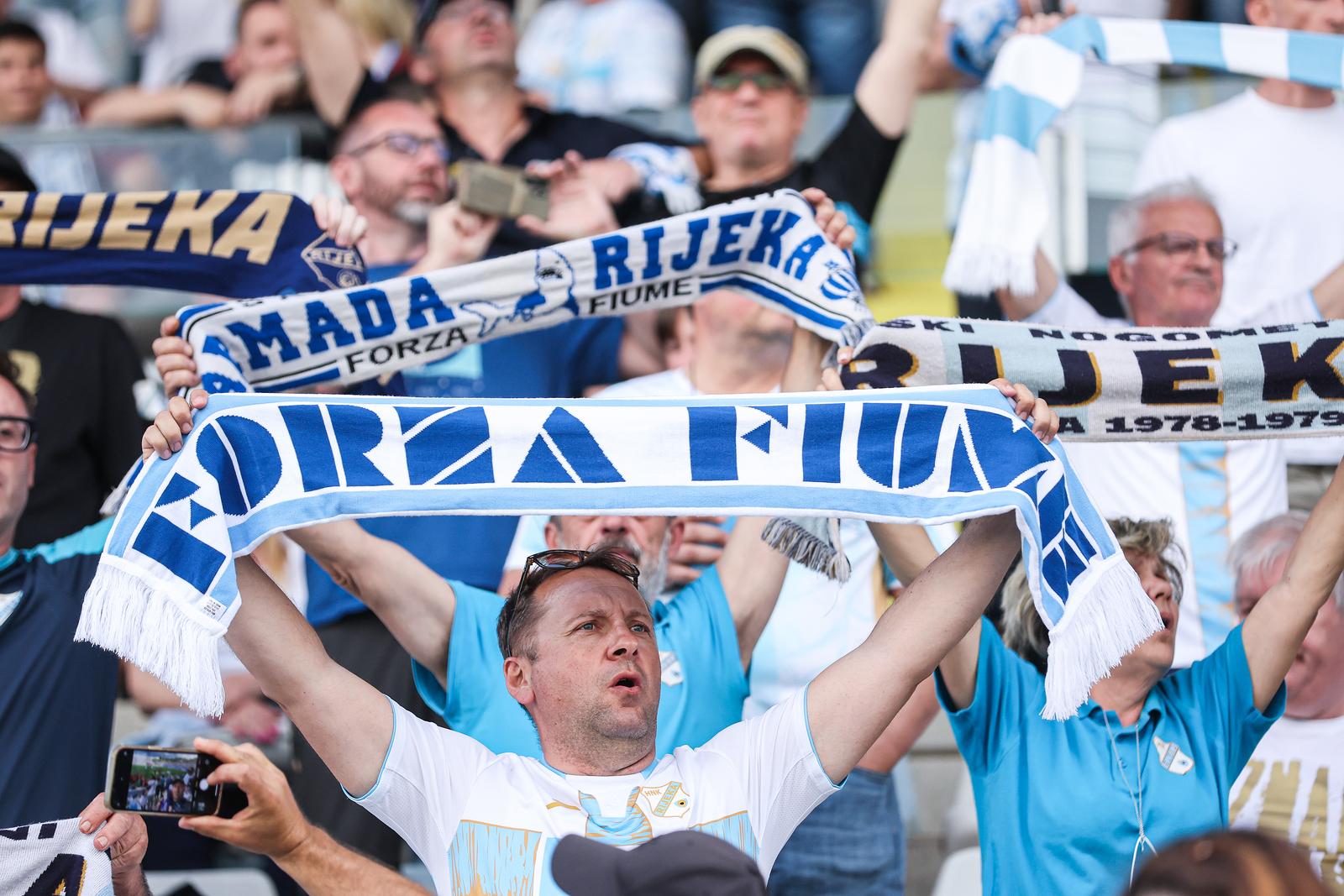 Rijeka: Navijači na utakmici finala SuperSport Hrvatskog nogometnog kupa, HNK Rijeka – NK Slaven Belupo