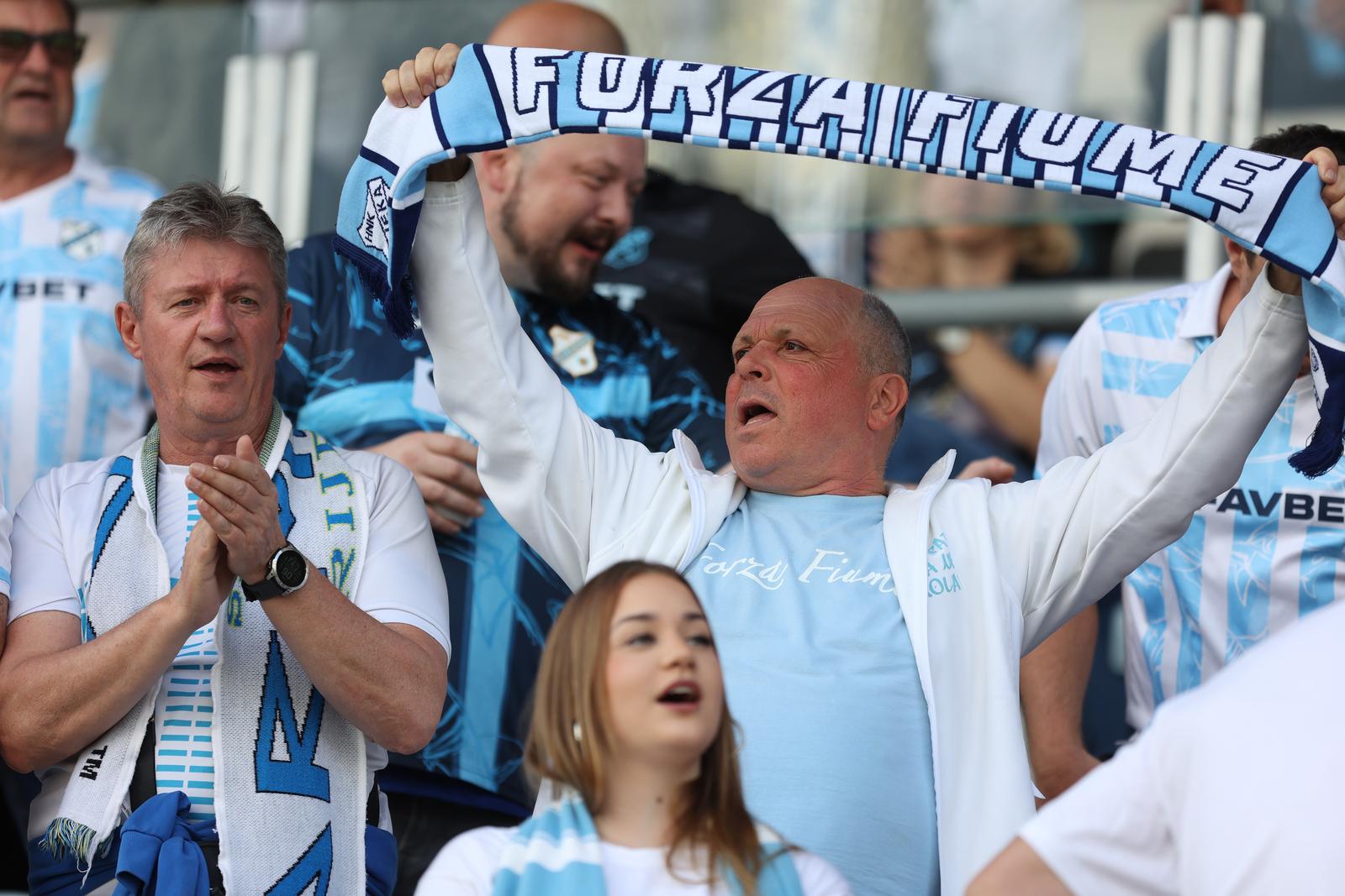 Rijeka: Navijači na utakmici finala SuperSport Hrvatskog nogometnog kupa, HNK Rijeka – NK Slaven Belupo
