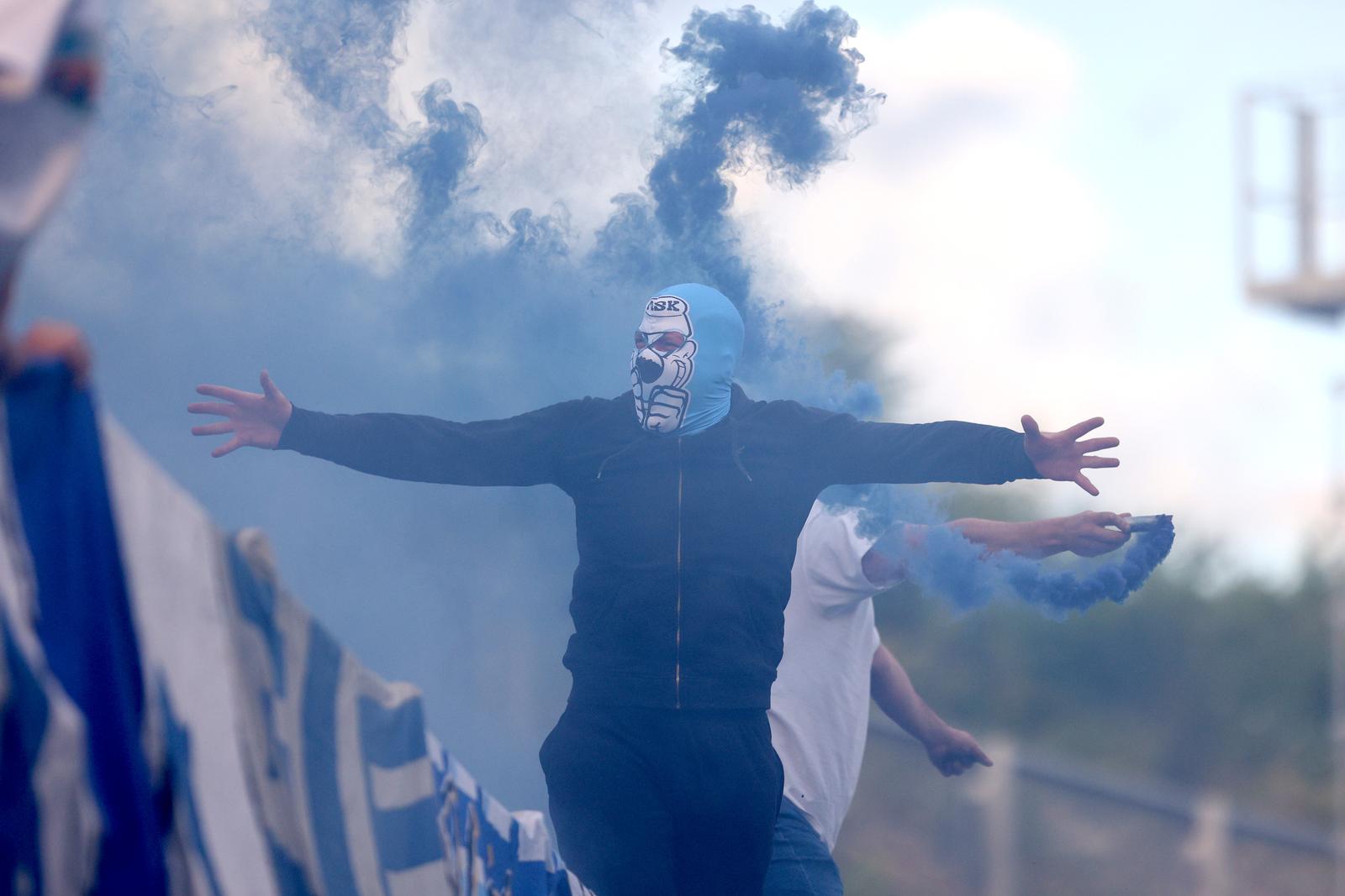 Rijeka: Navijači na utakmici finala SuperSport Hrvatskog nogometnog kupa, HNK Rijeka – NK Slaven Belupo