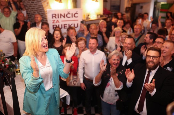 Rijeka: Doček izbornih rezultata u stožeru Ive Rinčić Rijeka: Doček izbornih rezultata u stožeru Ive Rinčić