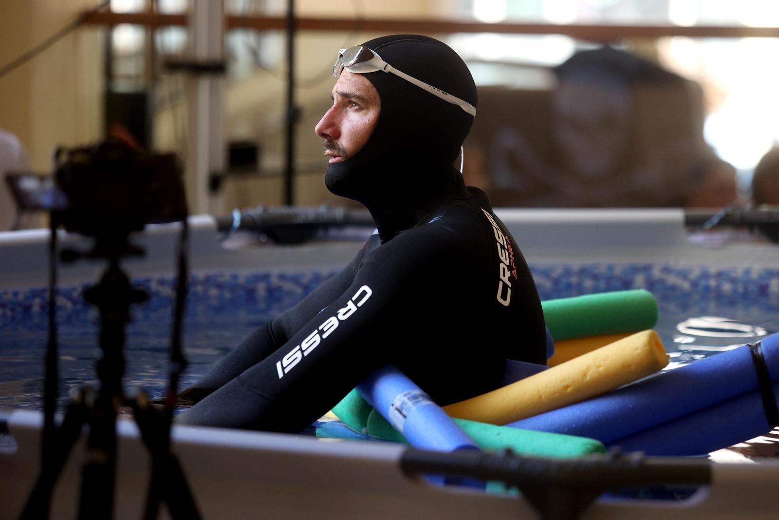 Rijeka: Svjetski rekord Vitomira Maričića, zadržao dah pod vodom 29 minuta i tri sekunde