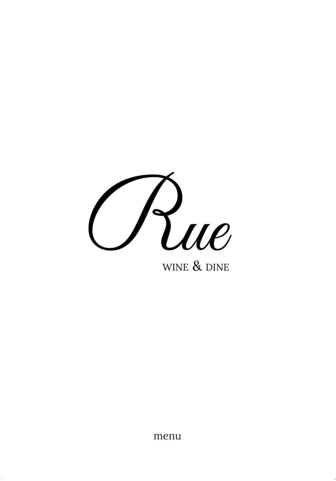 bistro rue 1 menu 1