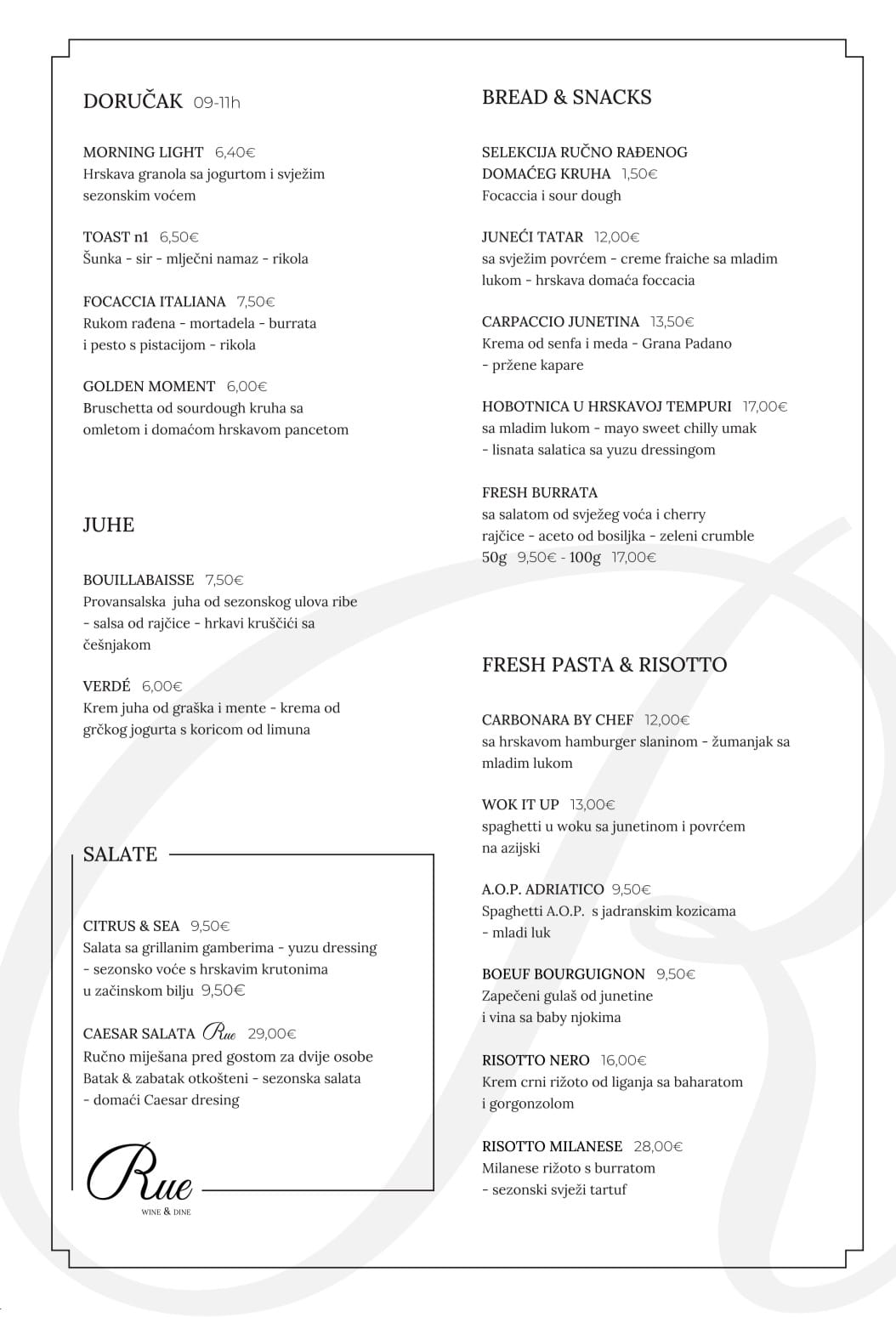bistro rue 1 menu 12