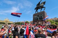 Zagreb: Okupljanje na Trgu kralja Tomislava uoči odlaska na Bundek