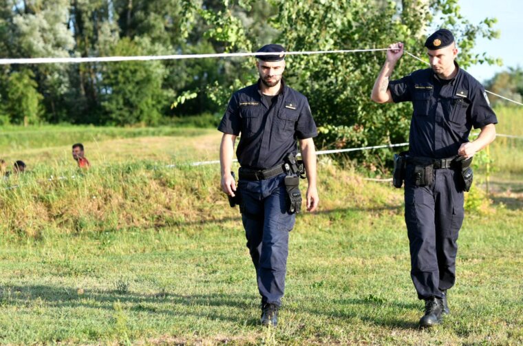 Policijski očevid kod Male Subotice gdje je pronađeno tijelo muškarca, sumnja se na ubojstvo
