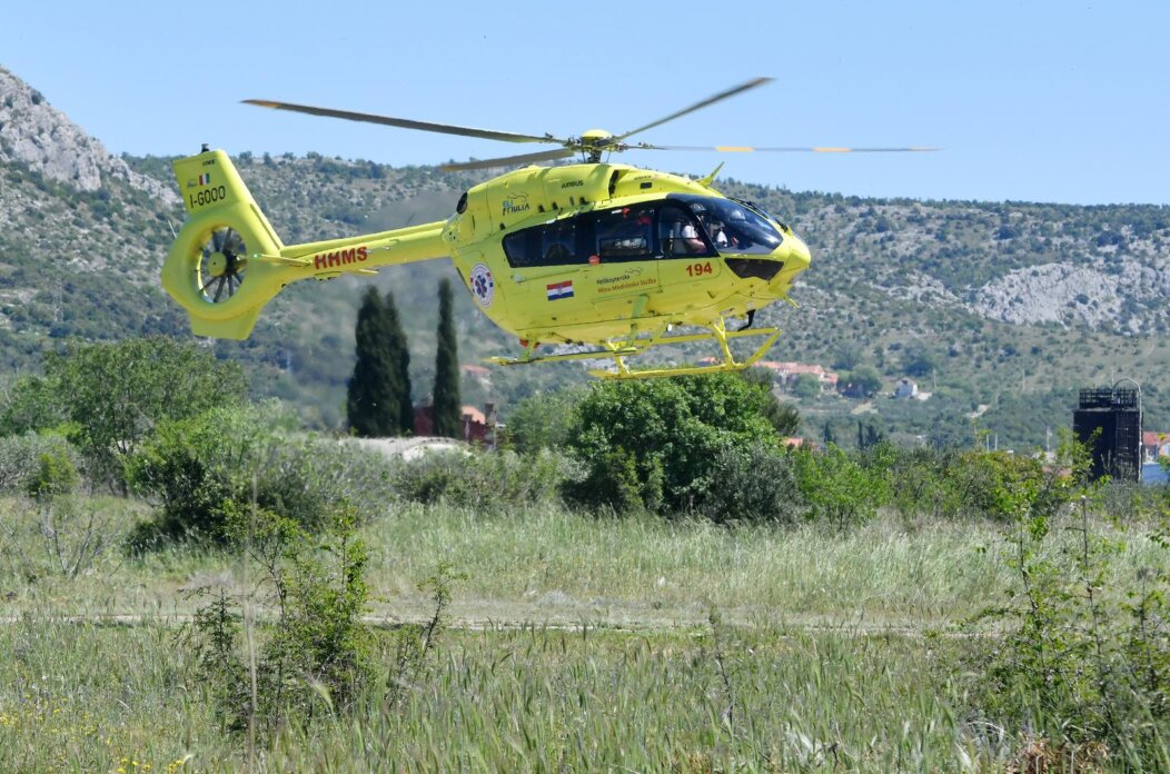 ibenik: Helikopterske hitne medicinske slube svakodnevno obavljaju prijevoz pacijenata