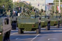 Zagreb: Prolazak motoriziranog i mehaniziranog postroja u povodu 30. obljetnice VRO Oluja