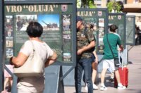 Rijeka: Na Korzu postavljena izložba povodom obljetnice Oluje