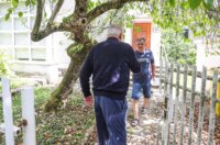 Zagreb: Dolazak Ive Sanadera u obiteljsku kuću nakon izlaska iz zatvora Zagreb: Dolazak Ive Sanadera u obiteljsku kuću nakon izlaska iz zatvora