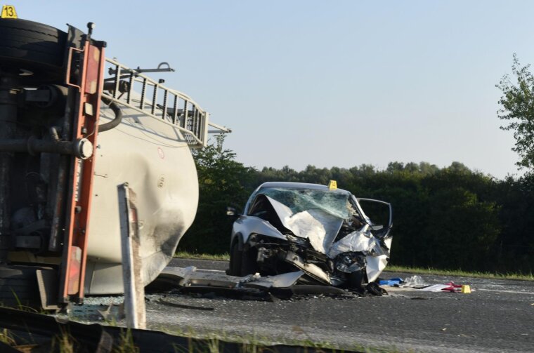 Zagreb: Lančani sudar na autocesti A3 kod Rugvice, jedna osoba poginula