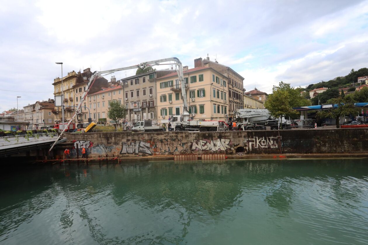 Rijeka: Sanacija obalnih zidova rijeke Rječine Rijeka: Sanacija obalnih zidova rijeke Rječine