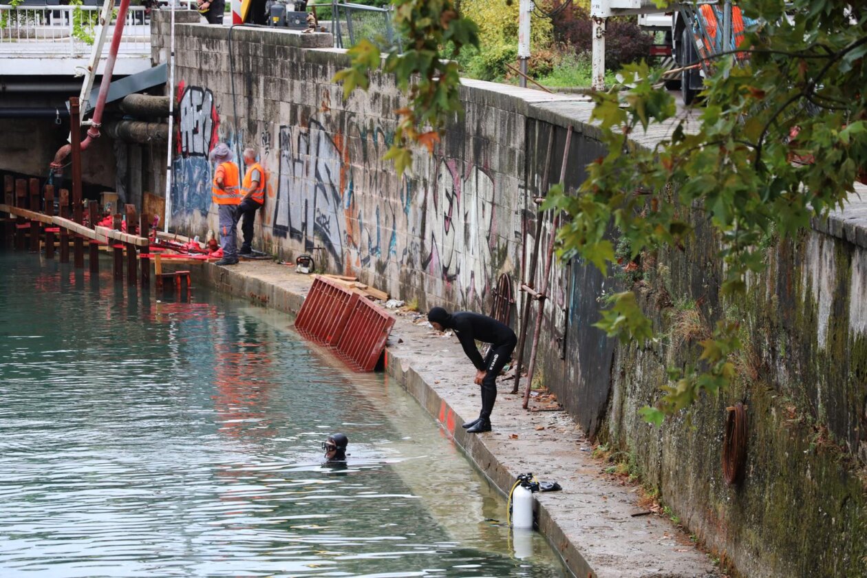 Rijeka: Sanacija obalnih zidova rijeke Rječine Rijeka: Sanacija obalnih zidova rijeke Rječine