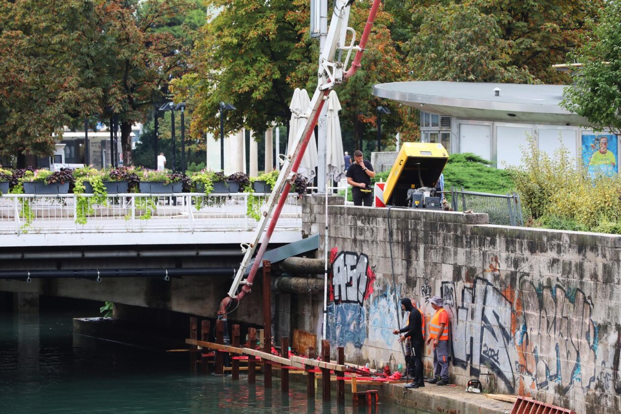 Rijeka: Sanacija obalnih zidova rijeke Rječine Rijeka: Sanacija obalnih zidova rijeke Rječine