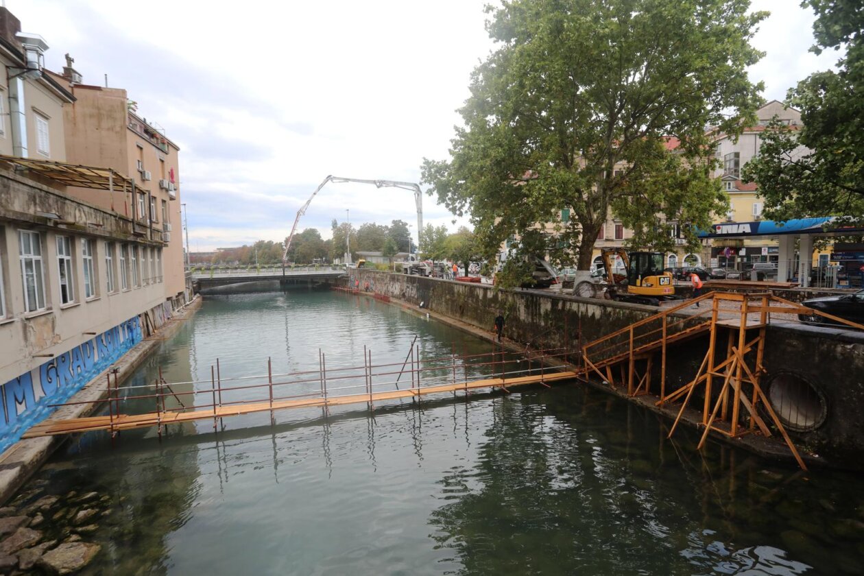 Rijeka: Sanacija obalnih zidova rijeke Rječine Rijeka: Sanacija obalnih zidova rijeke Rječine