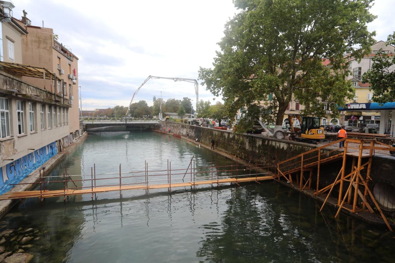 Rijeka: Sanacija obalnih zidova rijeke Rječine Rijeka: Sanacija obalnih zidova rijeke Rječine