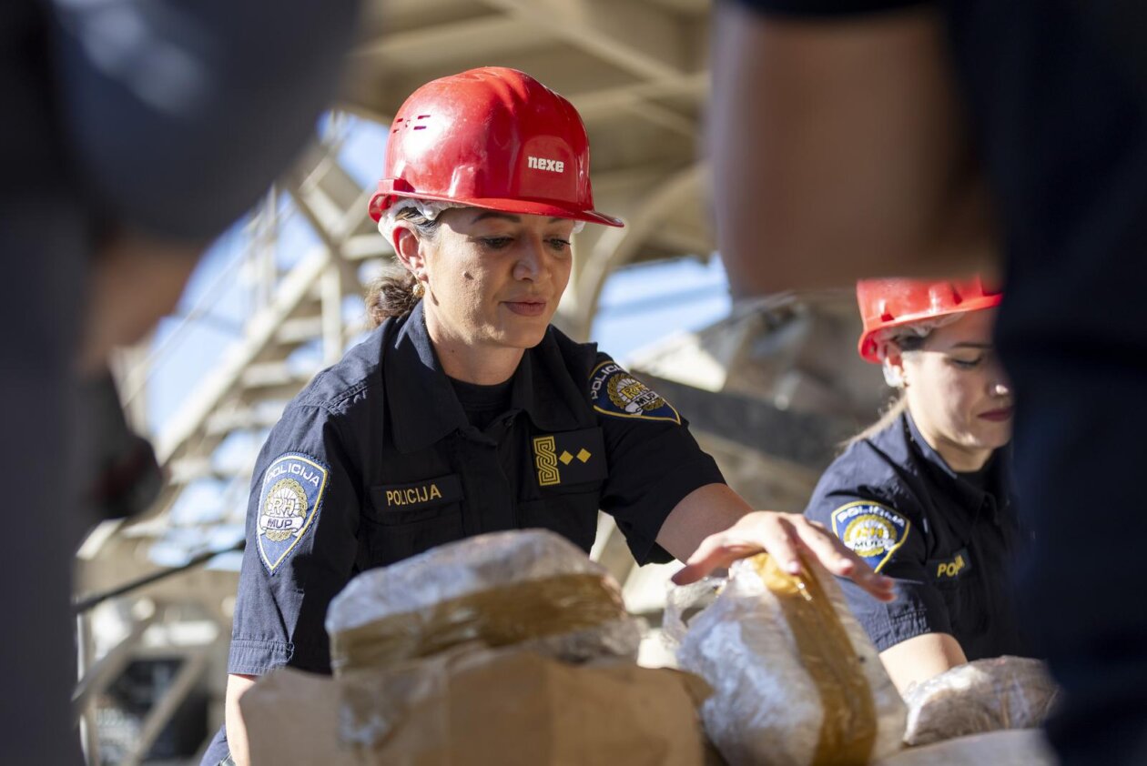 Našice: Spaljivanje droga oduzetih u kriminalističkim istraživanjima
