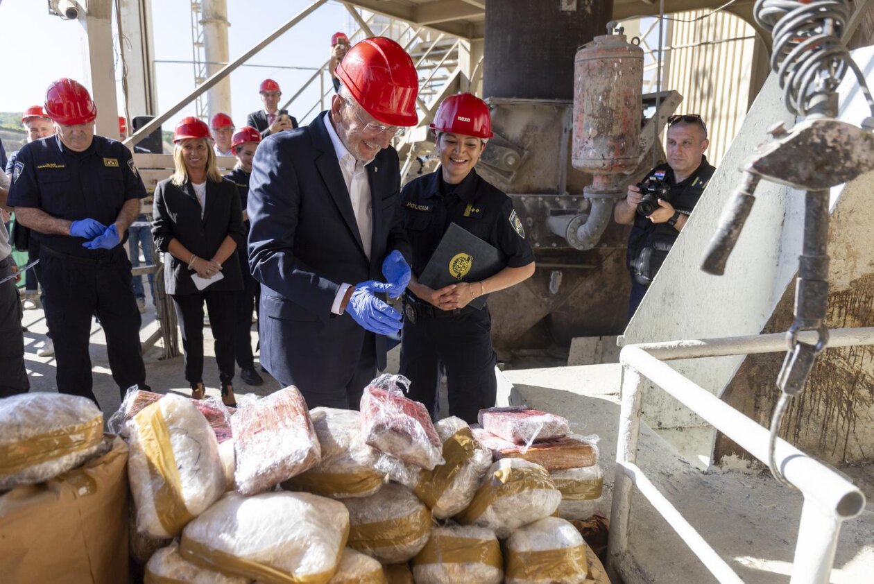 Našice: Spaljivanje droga oduzetih u kriminalističkim istraživanjima