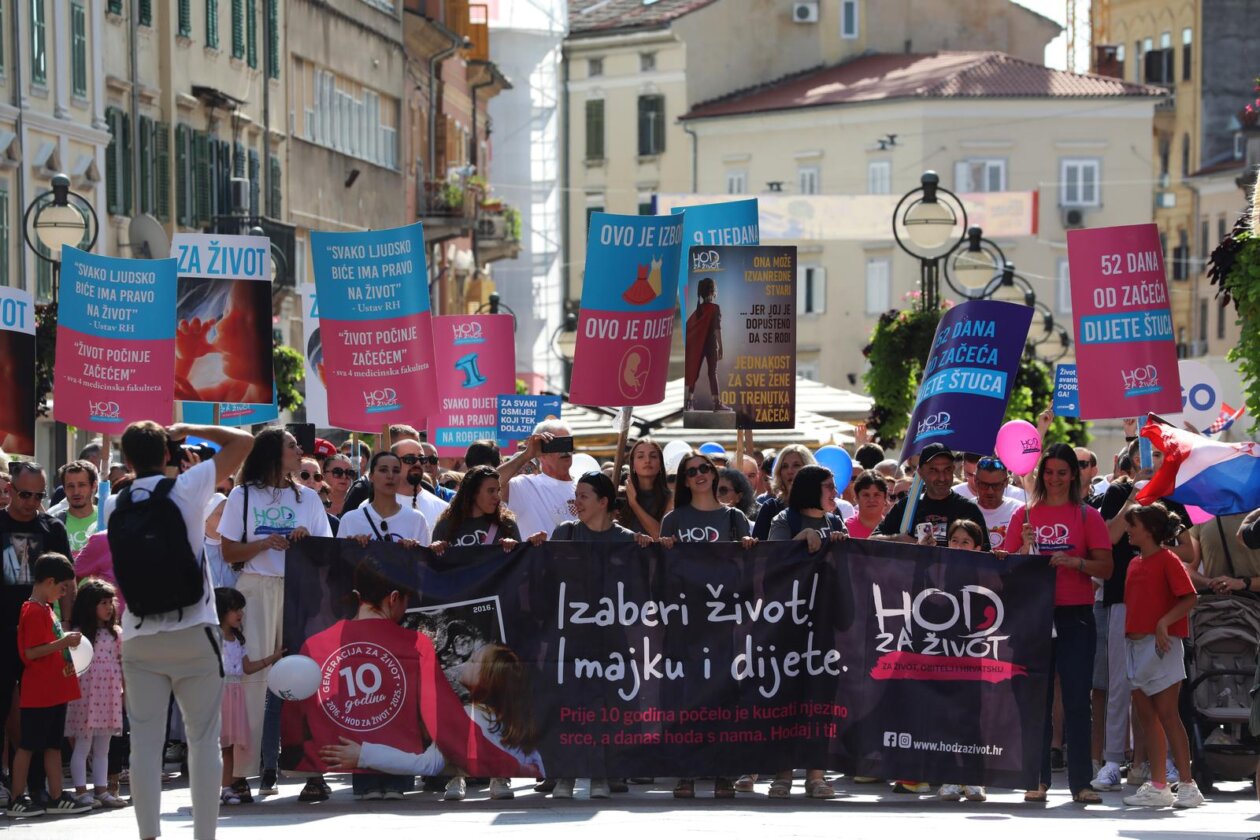 Rijeka: Hod za život na riječkim ulicama Rijeka: Hod za život na riječkim ulicama