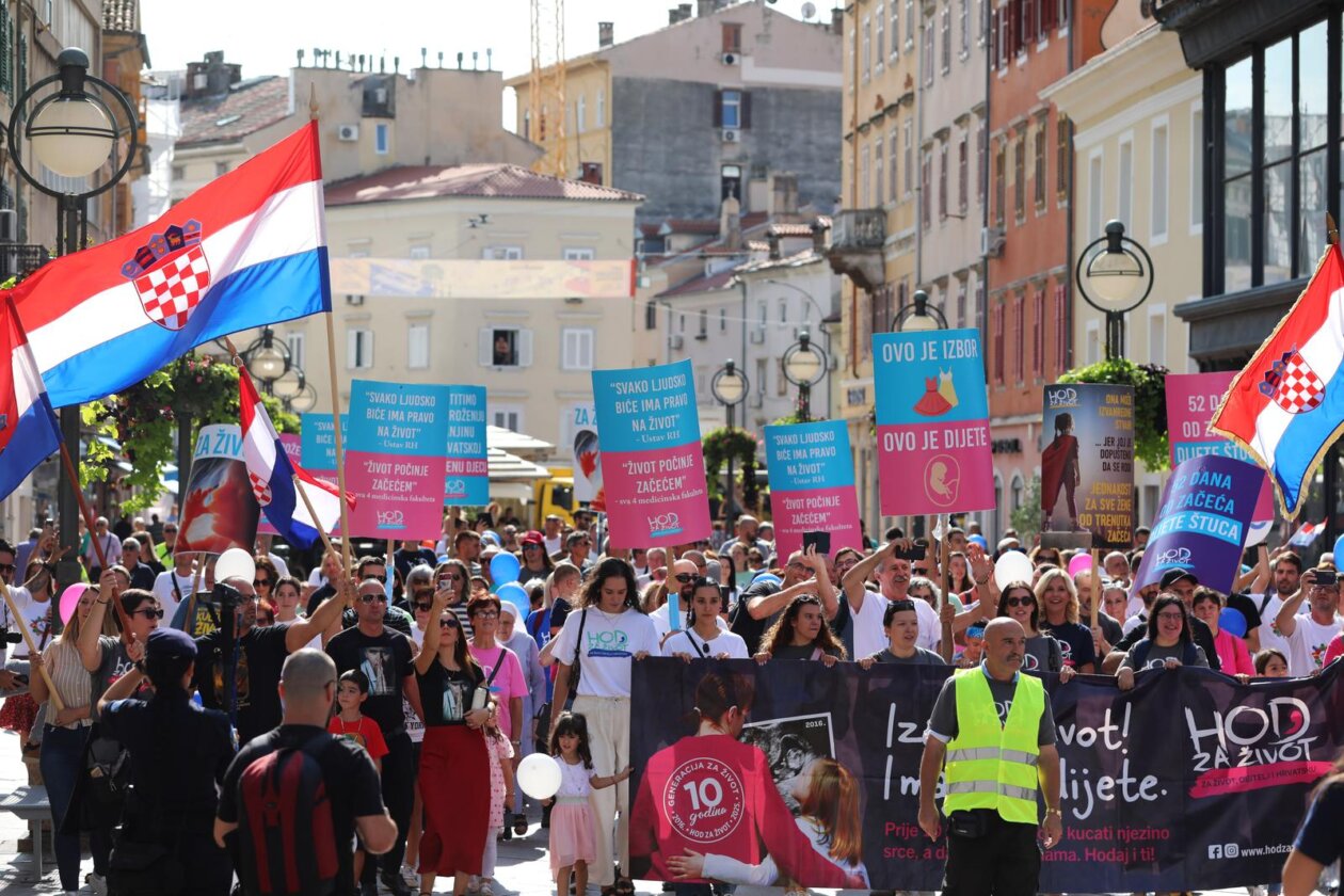 Rijeka: Hod za život na riječkim ulicama Rijeka: Hod za život na riječkim ulicama