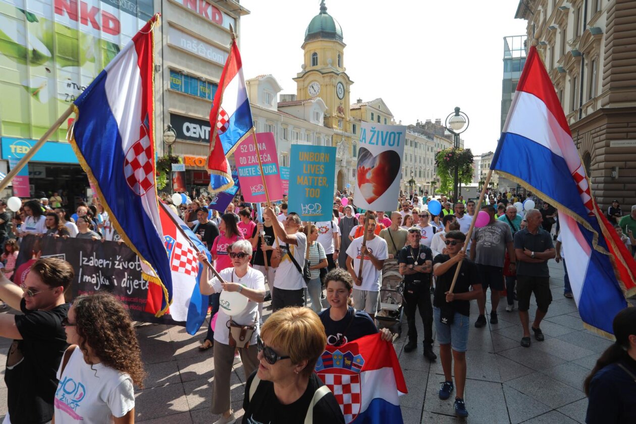 Rijeka: Hod za život na riječkim ulicama Rijeka: Hod za život na riječkim ulicama