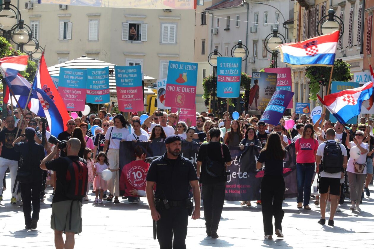 Rijeka: Hod za život na riječkim ulicama Rijeka: Hod za život na riječkim ulicama