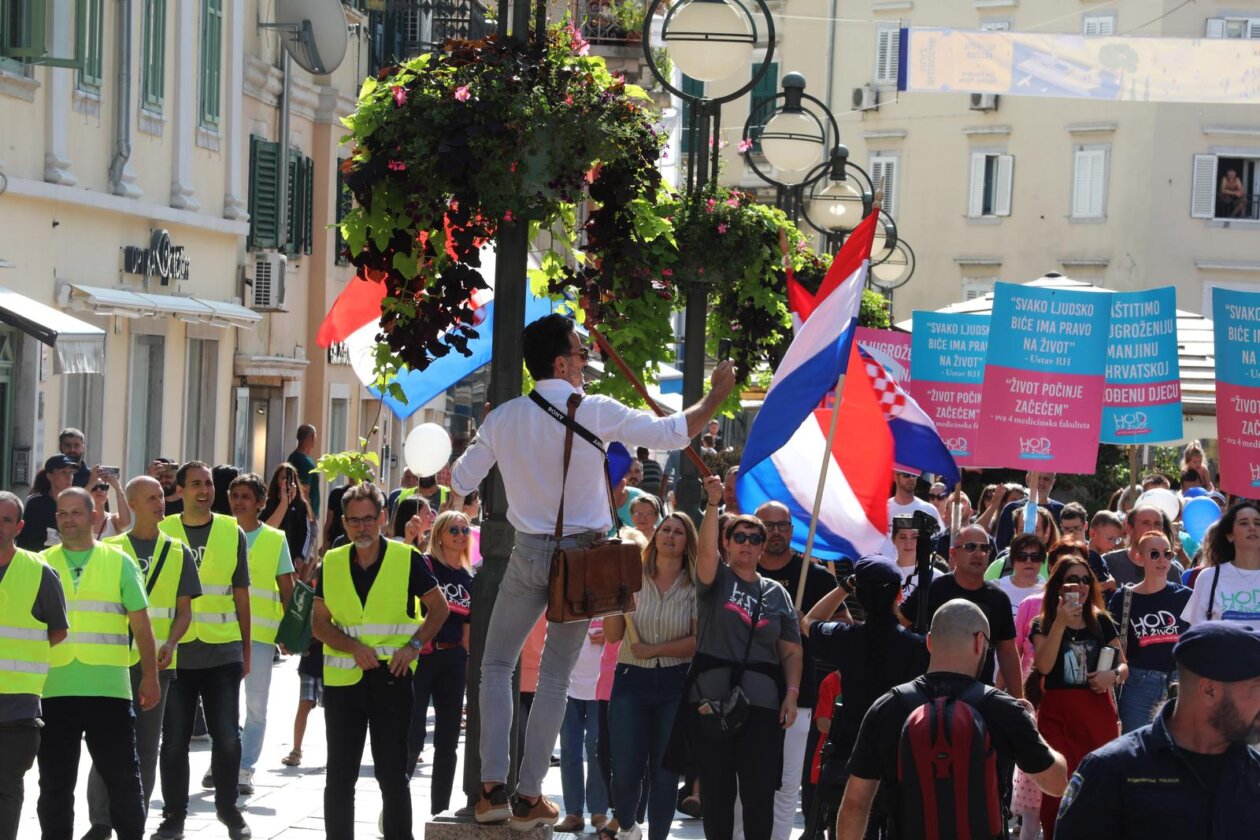 Rijeka: Hod za život na riječkim ulicama Rijeka: Hod za život na riječkim ulicama