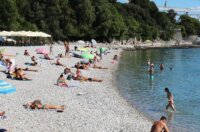 Rijeka: Građani uživaju u suncu i moru na Kantridi Rijeka: Građani uživaju u suncu i moru na Kantridi