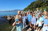 Rijeka: Akcija čišćenja plaže Ploče kojoj se pridružila gradonačelnica Rinčić