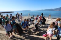 Rijeka: Akcija čišćenja plaže Ploče kojoj se pridružila gradonačelnica Rinčić
