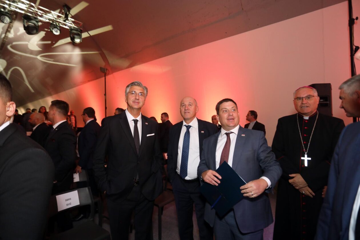 Rijeka: Premijer Andrej Plenković na svečanom puštanju u rad tunela Učka