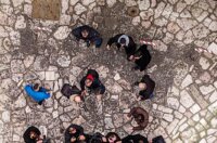 Sarajevo: Pogled iz zraka na dženazu za Halida Bešlića u Gazi Husrev-begovoj džamiji Sarajevo: Pogled iz zraka na dženazu za Halida Bešlića u Gazi Husrev-begovoj džamiji