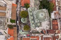 Sarajevo: Pogled iz zraka na dženazu za Halida Bešlića u Gazi Husrev-begovoj džamiji Sarajevo: Pogled iz zraka na dženazu za Halida Bešlića u Gazi Husrev-begovoj džamiji
