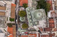 Sarajevo: Pogled iz zraka na dženazu za Halida Bešlića u Gazi Husrev-begovoj džamiji Sarajevo: Pogled iz zraka na dženazu za Halida Bešlića u Gazi Husrev-begovoj džamiji