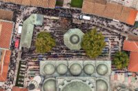 Sarajevo: Pogled iz zraka na dženazu za Halida Bešlića u Gazi Husrev-begovoj džamiji Sarajevo: Pogled iz zraka na dženazu za Halida Bešlića u Gazi Husrev-begovoj džamiji