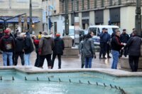 Navija?i kluba Sparta Prague stigli u centar Rijeke pod pratnjom policije Navija?i kluba Sparta Prague stigli u centar Rijeke pod pratnjom policije