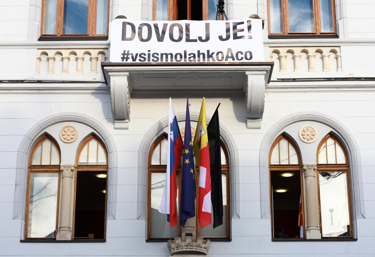 Novo Mesto: Građani pristižu na prosvjedni skup, održat će se i politički summit