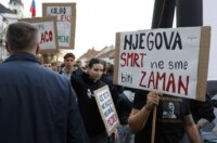 Novo Mesto: Građani pristižu na prosvjedni skup, održat će se i politički summit