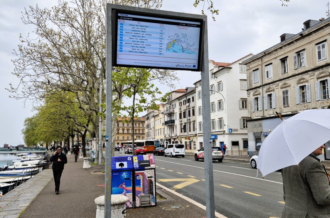 fiumara autobusna čekaonica info tabla riportal fiumara autobusna čekaonica info tabla riportal