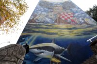 Rijeka: Svečano predstavljanje murala sa simbolima grada, Armade, HNK Rijeke i Hrvatske Rijeka: Svečano predstavljanje murala sa simbolima grada, Armade, HNK Rijeke i Hrvatske