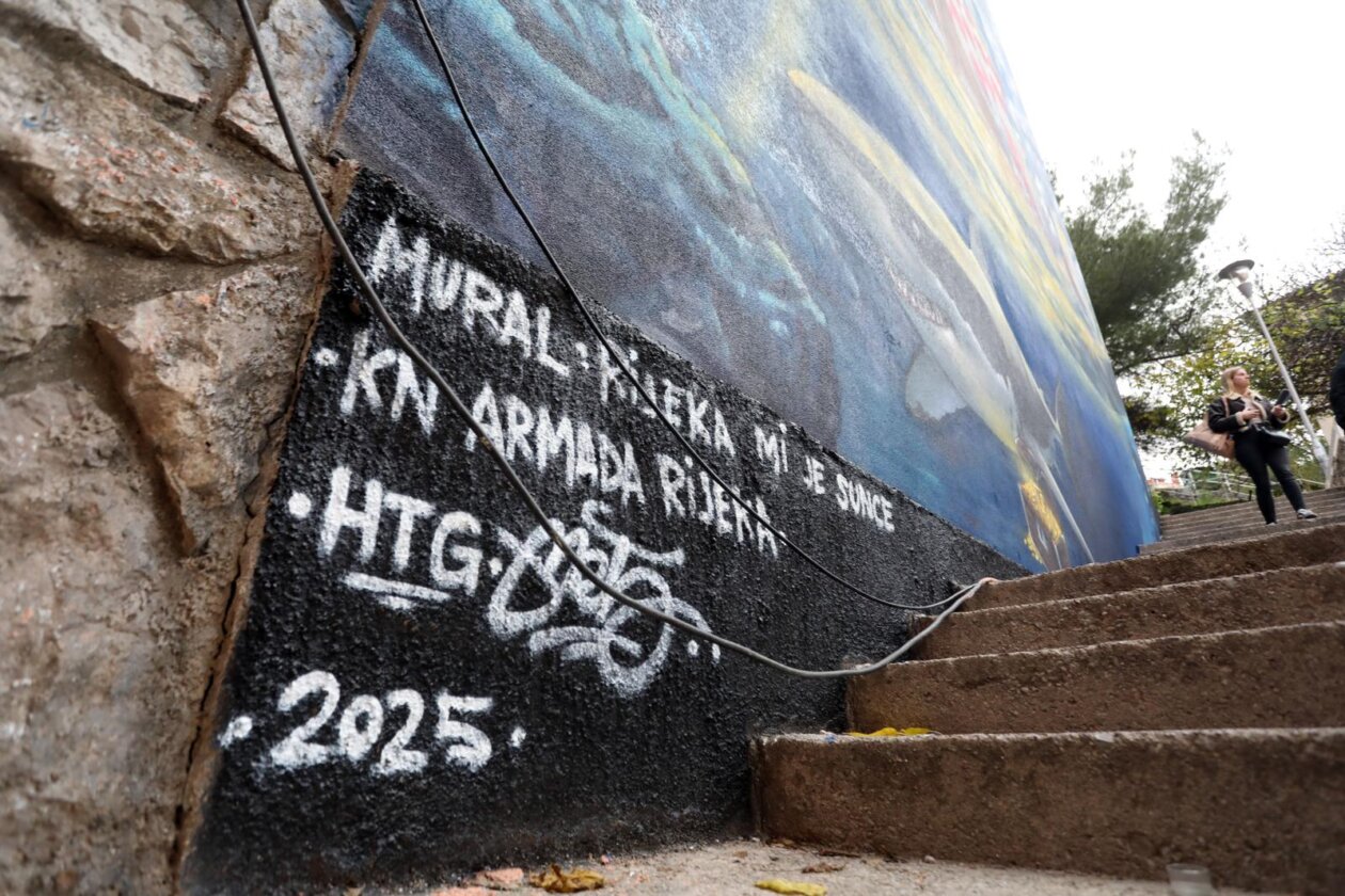 Rijeka: Svečano predstavljanje murala sa simbolima grada, Armade, HNK Rijeke i Hrvatske Rijeka: Svečano predstavljanje murala sa simbolima grada, Armade, HNK Rijeke i Hrvatske