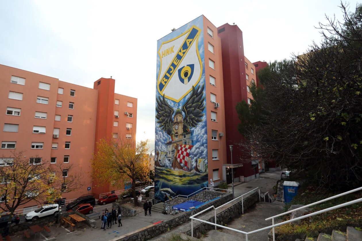 Rijeka: Svečano predstavljanje murala sa simbolima grada, Armade, HNK Rijeke i Hrvatske Rijeka: Svečano predstavljanje murala sa simbolima grada, Armade, HNK Rijeke i Hrvatske
