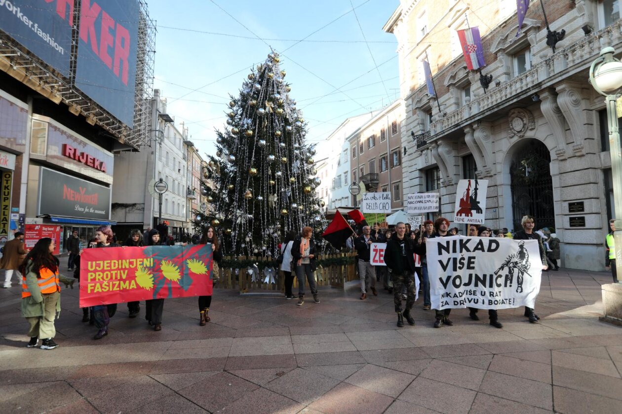 Rijeka: Prosvjedni marš Ujedinjeni protiv fašizma Rijeka: Prosvjedni marš Ujedinjeni protiv fašizma
