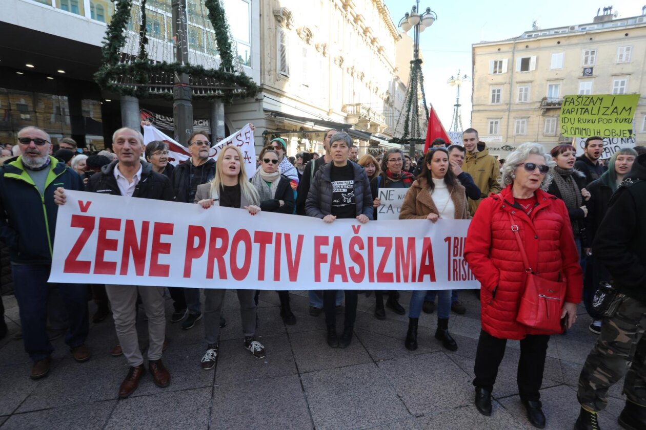 Rijeka: Prosvjedni marš Ujedinjeni protiv fašizma Rijeka: Prosvjedni marš Ujedinjeni protiv fašizma