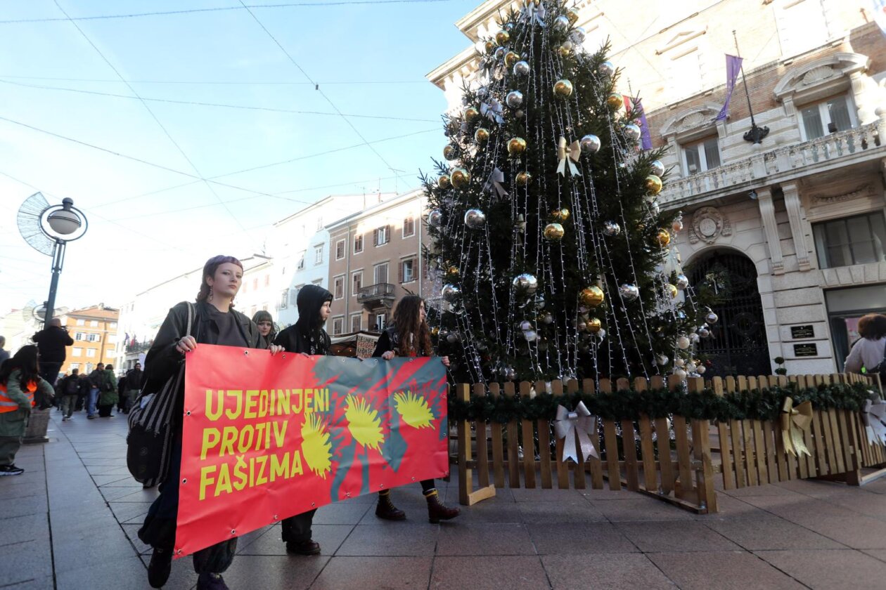 Rijeka: Prosvjedni marš Ujedinjeni protiv fašizma Rijeka: Prosvjedni marš Ujedinjeni protiv fašizma