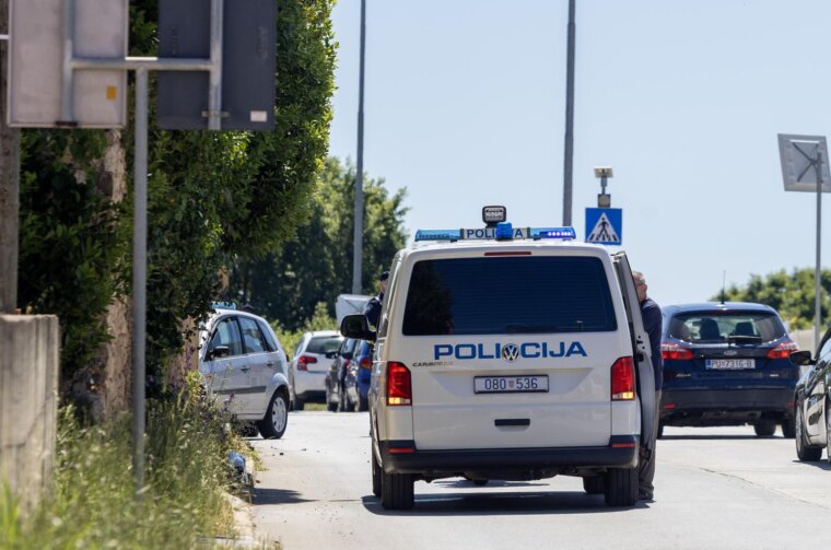 Pula: Prometna nesreća u Medulinskoj ulici