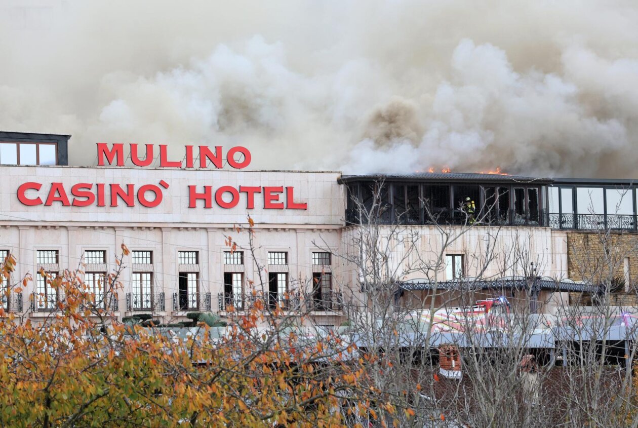 Buje: U hotelu Mulino izbio veliki požar