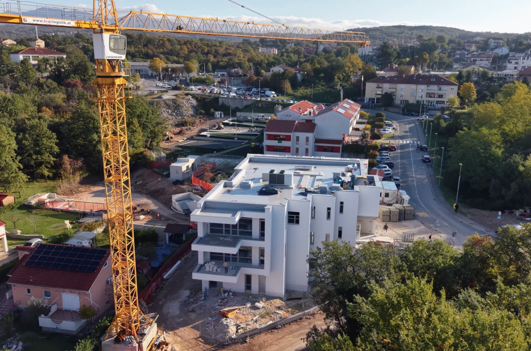 gradilište novog vrtića u centru Viškova