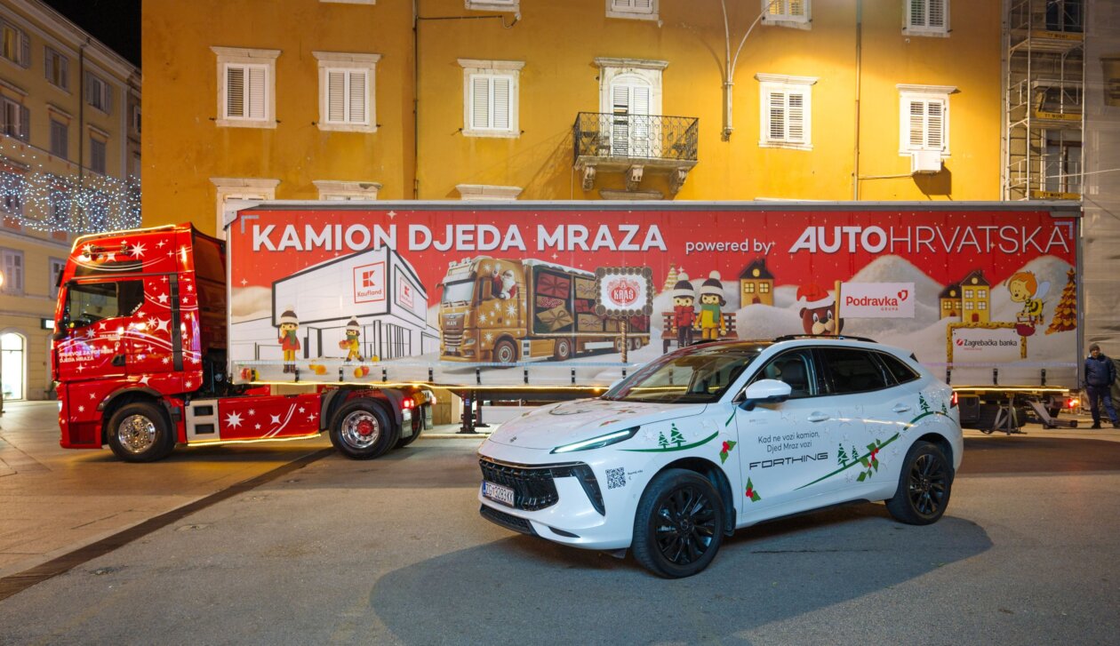 Kamion Djeda Mraza u Rijeci