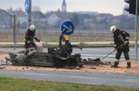 Velika Gorica: Automobilom sletio s ceste pa udario u stup Velika Gorica: Automobilom sletio s ceste pa udario u stup
