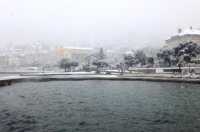 Opatija i okolica prekriveni su snijegom koji pada od jutarnjih sati Opatija i okolica prekriveni su snijegom koji pada od jutarnjih sati